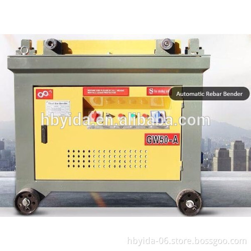 GW50A automatic Construction rebar bending machine electric steel bar bender